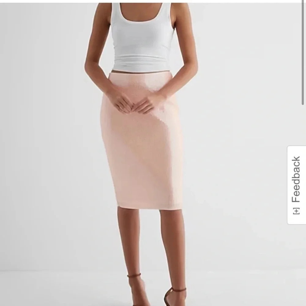 Express Super High Waisted Sequin Midi Pencil Skirt in
NWT